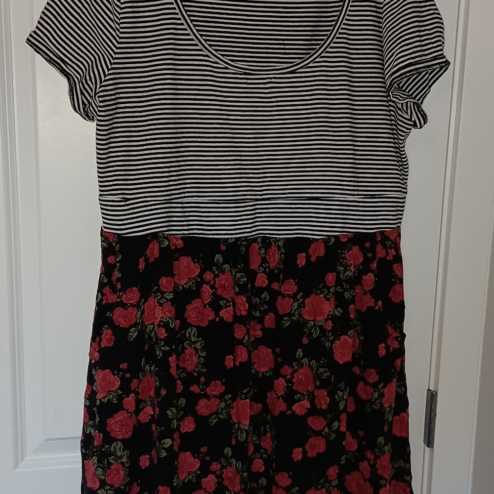 Torrid Plus Size Floral Pattern Dress 3XL